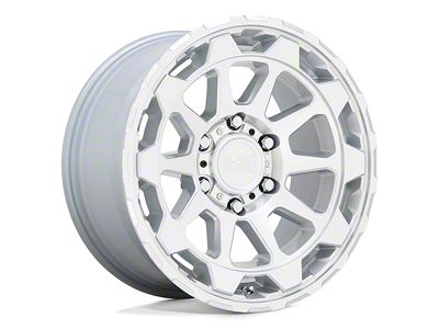 Black Rhino Rotor Gloss Silver 6-Lug Wheel; 20x9; 12mm Offset (21-24 F-150)