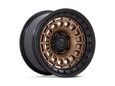 Black Rhino Sahara Matte Bronze with Gloss Black Lip 6-Lug Wheel; 17x9; 0mm Offset (21-25 F-150)