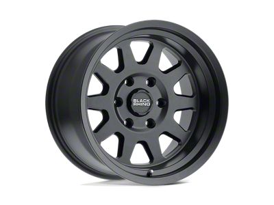Black Rhino Stadium Matte Black 6-Lug Wheel; 17x9; 12mm Offset (21-25 F-150)