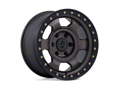 Black Rhino Trooper Burnt Bronze with Matte Black Lip 6-Lug Wheel; 17x8.5; 25mm Offset (21-26 F-150)