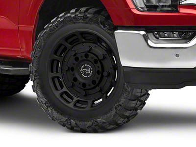 Black Rhino Warthog Matte Black 6-Lug Wheel; 20x9.5; -18mm Offset (21-25 F-150)