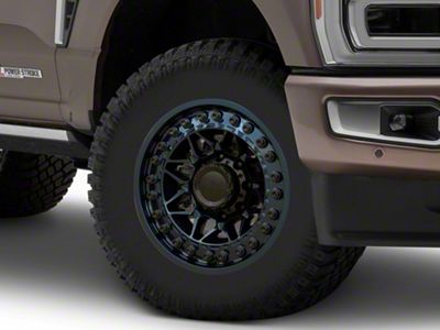 Black Rhino Alpha Midnight Blue 8-Lug Wheel; 18x9; 20mm Offset (23-25 F-250 Super Duty)