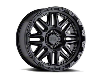 Black Rhino Alamo Matte Black 8-Lug Wheel; 20x9; -18mm Offset (17-22 F-350 Super Duty SRW)