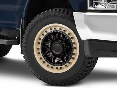 Black Rhino Alpha Matte Black with Sand Lip 8-Lug Wheel; 20x10; -18mm Offset (17-22 F-350 Super Duty SRW)
