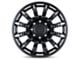 Black Rhino Mission Matte Black with Machined Tinted Spokes 8-Lug Wheel; 20x11.5; -44mm Offset (23-24 F-350 Super Duty SRW)