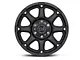 Black Rhino Glamis Matte Black 6-Lug Wheel; 17x9; 12mm Offset (15-20 F-150)