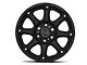 Black Rhino Glamis Matte Black 6-Lug Wheel; 18x9; -12mm Offset (15-20 F-150)