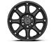 Black Rhino Glamis Matte Black 6-Lug Wheel; 18x9; 12mm Offset (15-20 F-150)
