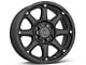 Black Rhino Glamis Matte Black 6-Lug Wheel; 18x9; 12mm Offset (15-20 F-150)