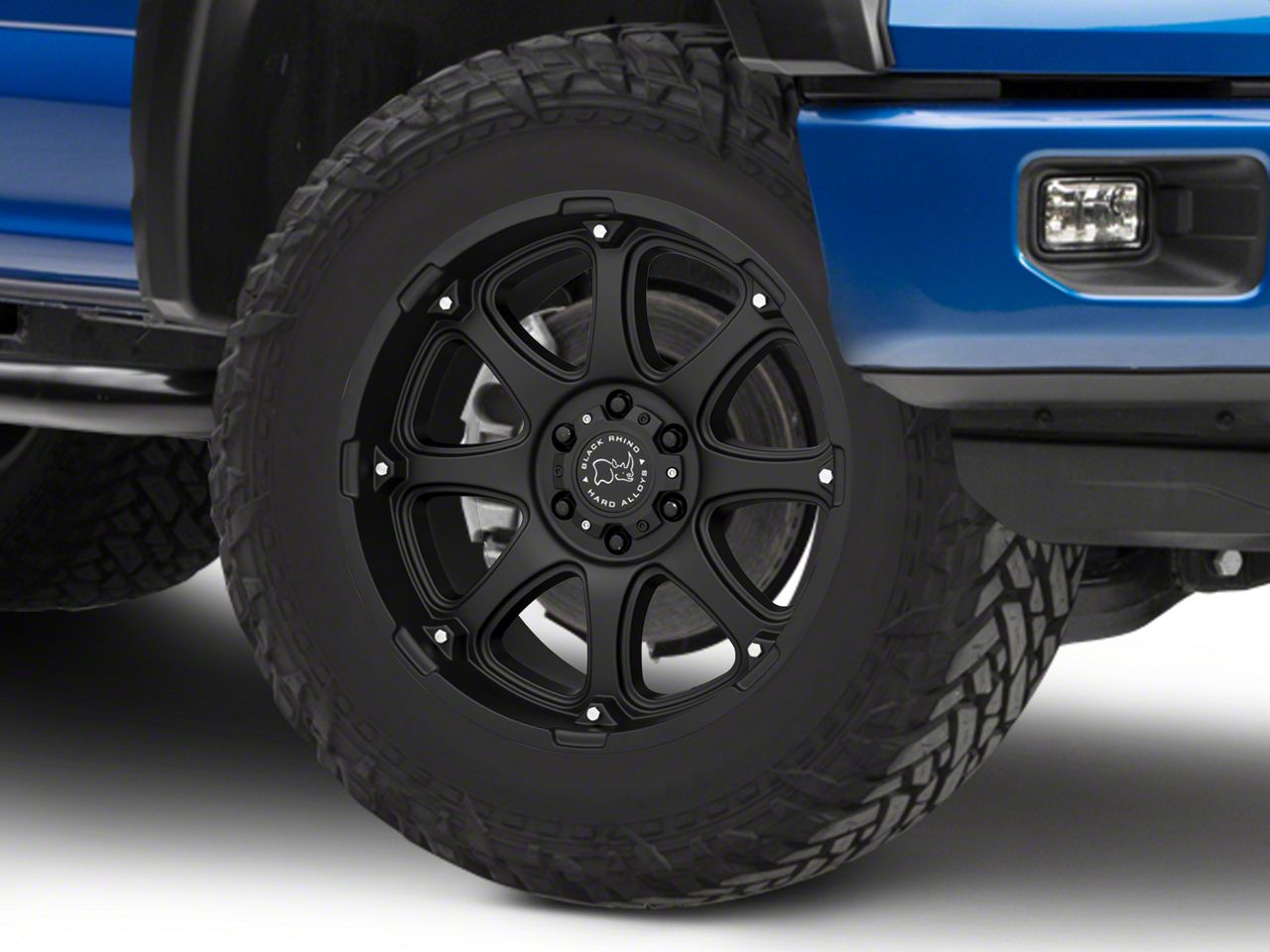 Black Rhino Glamis Matte Black 6-Lug Wheel; 20×9; 12mm Offset (15-20 F-150)
