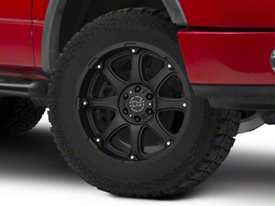 Black Rhino Glamis Matte Black 6-Lug Wheel; 20x9; 12mm Offset (04-08 F-150)