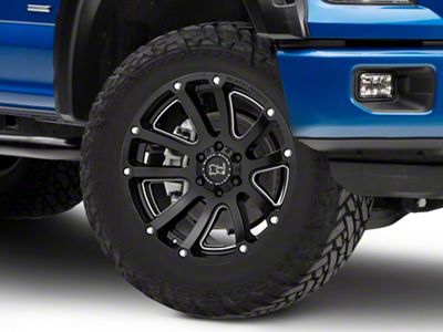 Black Rhino Highland Matte Black 6-Lug Wheel; 20x9.5; 12mm Offset (15-20 F-150)