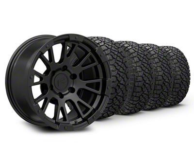 17x9 Rovos Wheels Karoo & 33in Kenda All-Terrain KLEVER R/T KR601 Tire Package (19-25 Silverado 1500)