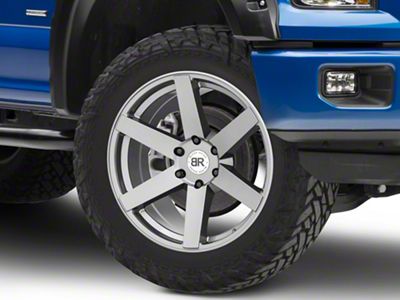 Black Rhino Karoo Gloss Gunmetal 6-Lug Wheel; 24x10; 30mm Offset (15-20 F-150)