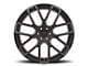 Black Rhino Kunene Matte Black Dart Tint Milled 5-Lug Wheel; 20x9; 20mm Offset (09-18 RAM 1500)