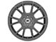 Black Rhino Mala Matte Gunmetal 6-Lug Wheel; 24x10; 15mm Offset (19-24 Silverado 1500)