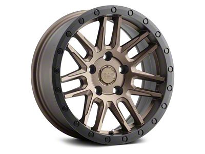 Black Rhino Arches Bronze with Black Ring 5-Lug Wheel; 17x8; 30mm Offset (22-26 Maverick)