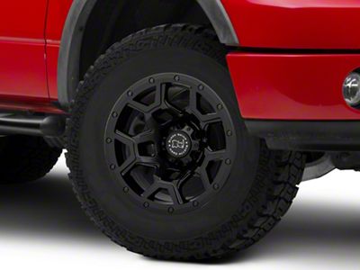 Black Rhino Overland Matte Black 6-Lug Wheel; 17x9.5; 6mm Offset (04-08 F-150)
