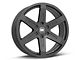 Black Rhino Peak Matte Black 6-Lug Wheel; 22x9.5; 25mm Offset (14-18 Sierra 1500)