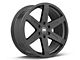 Black Rhino Peak Matte Black 6-Lug Wheel; 22x9.5; 25mm Offset (14-18 Silverado 1500)