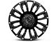 Black Rhino Pinatubo Gloss Black Milled 6-Lug Wheel; 18x9.5; 6mm Offset (15-20 F-150)