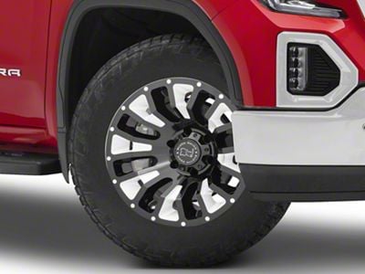 Black Rhino Pinatubo Gloss Black Milled 6-Lug Wheel; 20x12; -44mm Offset (19-25 Sierra 1500)