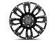 Black Rhino Pinatubo Gloss Black Milled 6-Lug Wheel; 22x12; -44mm Offset (19-24 Silverado 1500)