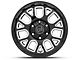 Black Rhino Pismo Gloss Black Milled 6-Lug Wheel; 17x9.5; 6mm Offset (14-18 Silverado 1500)