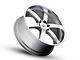 Black Rhino Pondora Silver 6-Lug Wheel; 22x9.5; 30mm Offset (04-08 F-150)