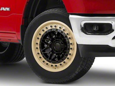 Black Rhino Alpha Matte Black with Sand Lip 6-Lug Wheel; 20x10; -18mm Offset (19-25 RAM 1500)