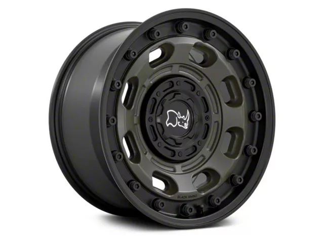 Black Rhino Atlas Olive Drab Green 6-Lug Wheel; 20x10; -18mm Offset (19-24 RAM 1500)