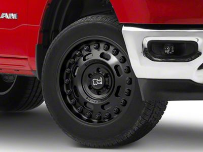 Black Rhino Axle Matte Black 6-Lug Wheel; 20x9.5; -18mm Offset (19-25 RAM 1500)