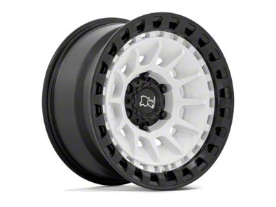 Black Rhino Barrage Gloss White on Matte Black 6-Lug Wheel; 18x9; 0mm Offset (19-25 RAM 1500)