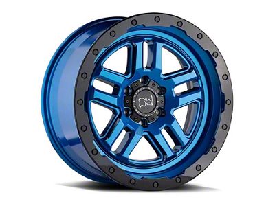 Black Rhino Barstow Dearborn Blue 6-Lug Wheel; 20x9.5; 12mm Offset (19-25 RAM 1500)