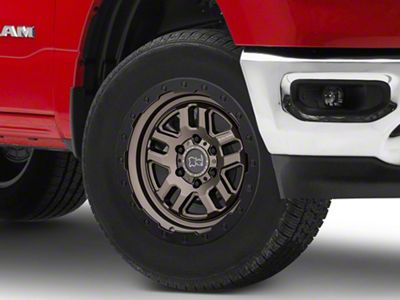 Black Rhino Barstow Matte Bronze with Matte Black Ring 6-Lug Wheel; 18x9.5; 12mm Offset (19-25 RAM 1500)