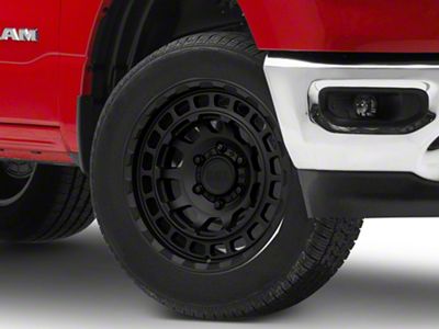 Black Rhino Chamber Matte Black 6-Lug Wheel; 20x9.5; -18mm Offset (19-25 RAM 1500)