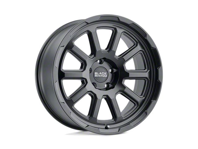 Black Rhino Chase Matte Black 5-Lug Wheel; 20x9.5; 0mm Offset (02-08 RAM 1500, Excluding Mega Cab)