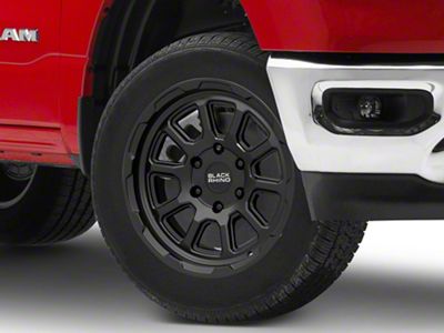 Black Rhino Chase Matte Black 6-Lug Wheel; 20x9.5; -18mm Offset (19-25 RAM 1500)