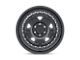 Black Rhino Grange Matte Black with Machined Tinted Ring 5-Lug Wheel; 17x8.5; 0mm Offset (02-08 RAM 1500, Excluding Mega Cab)