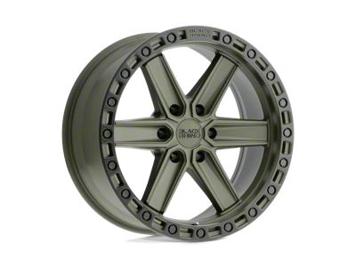 Black Rhino Henderson Olive Drab Green with Black Ring 6-Lug Wheel; 20x9.5; -18mm Offset (19-24 RAM 1500)