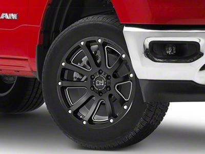 Black Rhino Highland Matte Black 6-Lug Wheel; 20x9.5; 12mm Offset (19-25 RAM 1500)