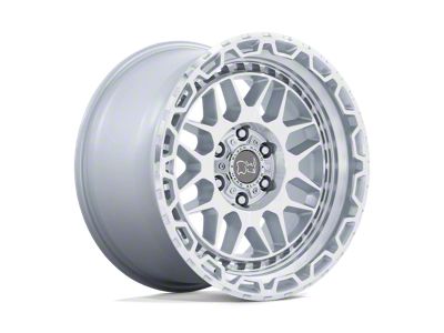 Black Rhino Holcomb Gloss Silver with Mirror Cut Face 6-Lug Wheel; 20x9.5; -18mm Offset (19-25 RAM 1500)