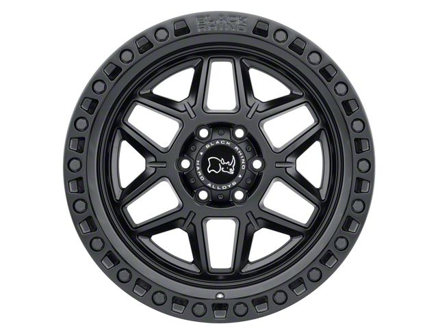 Black Rhino Kelso Matte Black 5-Lug Wheel; 17x9; 0mm Offset (09-18 RAM 1500)