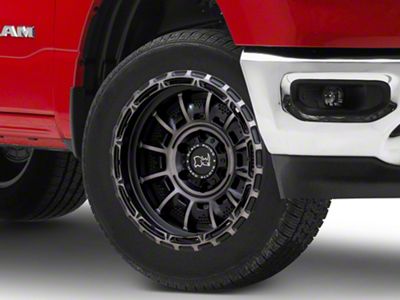 Black Rhino Legion Matte Black with Gray Tint 6-Lug Wheel; 20x10; -18mm Offset (19-25 RAM 1500)