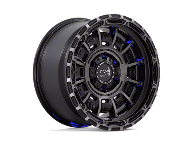 Black Rhino Legion Matte Black with Gray Tint 5-Lug Wheel; 20x10; -18mm Offset (02-08 RAM 1500, Excluding Mega Cab)