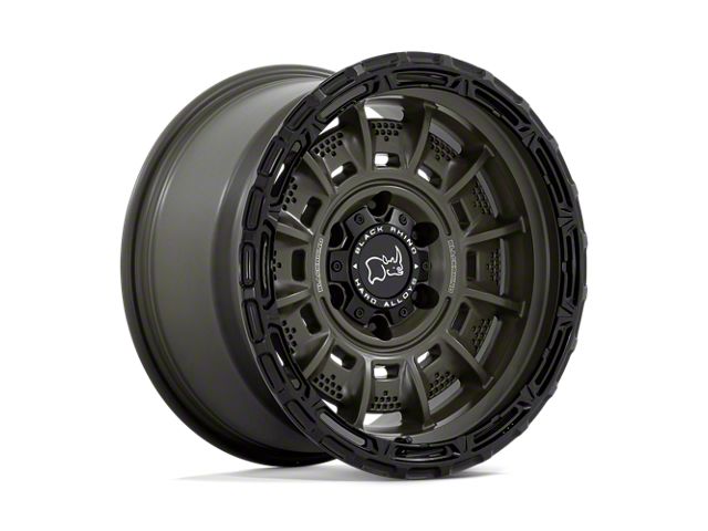 Black Rhino Legion Olive Drab Green with Black Lip 5-Lug Wheel; 20x10; -18mm Offset (02-08 RAM 1500, Excluding Mega Cab)