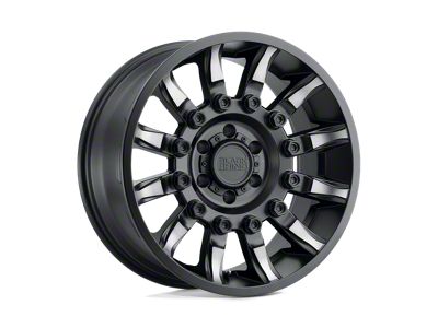 Black Rhino Mission Matte Black with Machined Tinted Spokes 5-Lug Wheel; 20x9; 2mm Offset (09-18 RAM 1500)