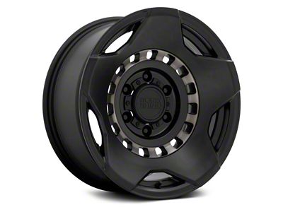 Black Rhino Muzzle Matte Black with Machined Tinted Ring 6-Lug Wheel; 20x9; -18mm Offset (19-24 RAM 1500)