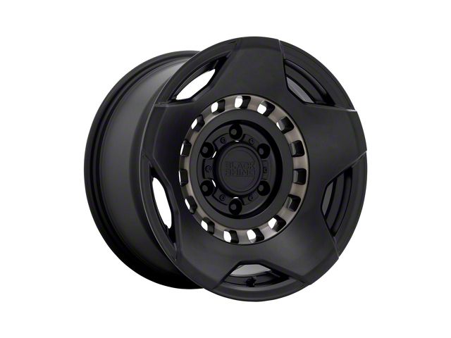 Black Rhino Muzzle Matte Black with Machined Tinted Ring 6-Lug Wheel; 20x9; 12mm Offset (19-24 RAM 1500)