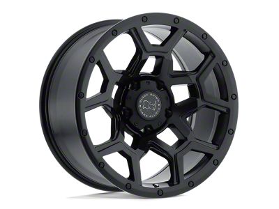 Black Rhino Overland Matte Black 5-Lug Wheel; 17x9.5; 0mm Offset (02-08 RAM 1500, Excluding Mega Cab)